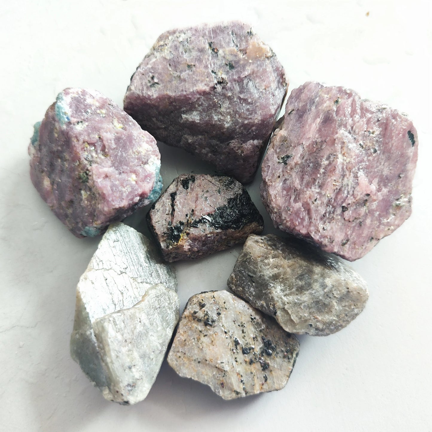 Pedras Naturais de Rubi Real – Rubi para Joias, Gemas Irregulares com Fluorescência Ultravioleta, Cristais e Pedras Decorativas