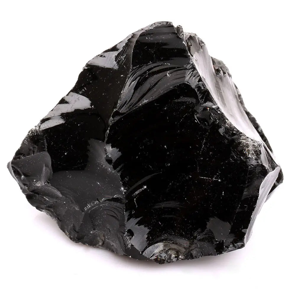 Obsidiana Natural Irregular Bruta / Quartzo Bruto  / Pedras / Rocha Mineral / Amostra Decorativa / Pedra